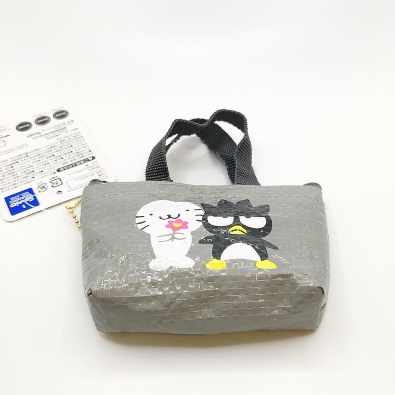 DAISO Bad Badtz-Maru Micro Bag Charm - Sanrio Character Mini Pouch & Keychain Accessory - Image 3